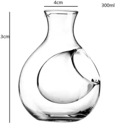 Plates u0026 More Küche & Esszimmer-Kristall-Eiskrug – Spender für Sake, Wein, Whisky und Bier