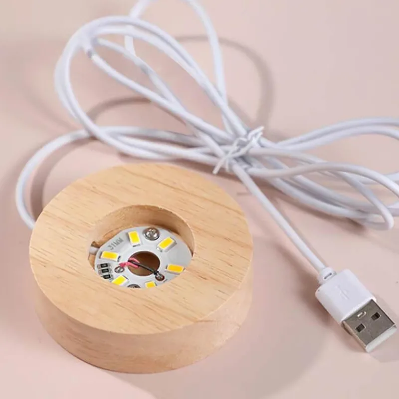 Bright Accents Beleuchtung-Kristallkugel-Nachtlicht – LED-Wohndekor-Akzent