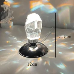 Willow u0026 Whim Beleuchtung-Kristall-LED-Nachtlicht – Elegante Atmosphärenlampe