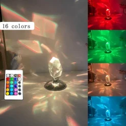 Willow u0026 Whim Beleuchtung-Kristall-LED-Nachtlicht – Elegante Atmosphärenlampe