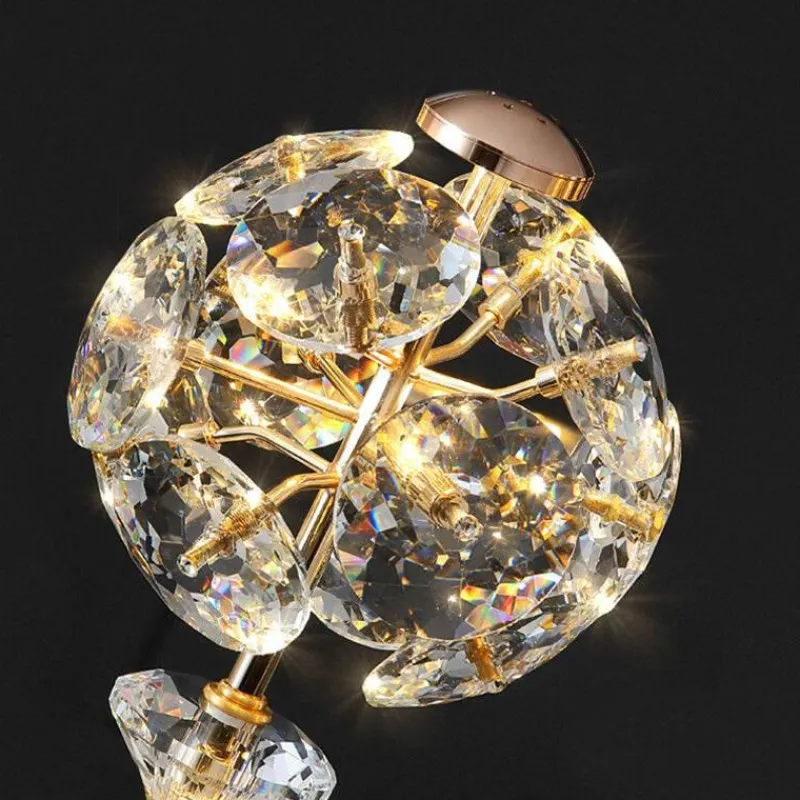 Bright Accents Beleuchtung-Kristall-Tischlampe – Elegante Luxusleuchte