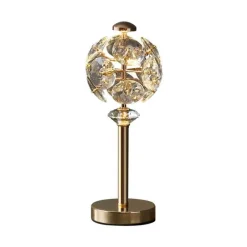 Bright Accents Beleuchtung-Kristall-Tischlampe – Elegante Luxusleuchte