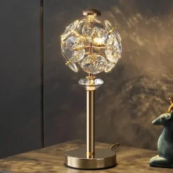 Bright Accents Beleuchtung-Kristall-Tischlampe – Elegante Luxusleuchte