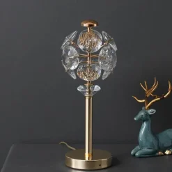 Bright Accents Beleuchtung-Kristall-Tischlampe – Elegante Luxusleuchte