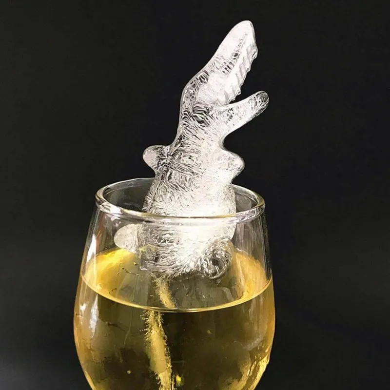 The Decor Haven Küche & Esszimmer-Krokodil-Eiswürfelbereiter – Lustige Eisform in Tierform
