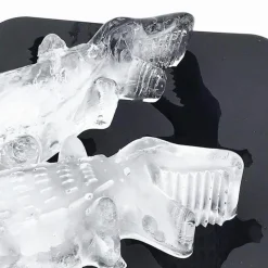 The Decor Haven Küche & Esszimmer-Krokodil-Eiswürfelbereiter – Lustige Eisform in Tierform