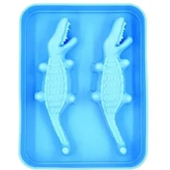 The Decor Haven Küche & Esszimmer-Krokodil-Eiswürfelbereiter – Lustige Eisform in Tierform