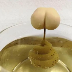 The Cozy Mug Küche & Esszimmer-Kräutertee-Ei – Lustiges Kot-Design