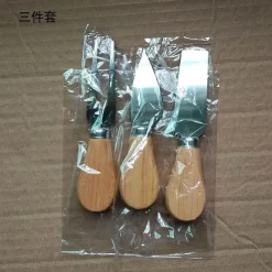 Tom Küche & Esszimmer-Käsemesser-Set – Hochwertige Edelstahlwerkzeuge mit eleganten Holzgriffen