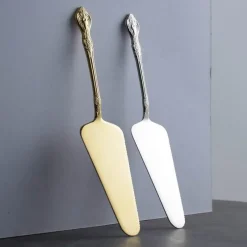 Decor Küche & Esszimmer-Kuchenspatel aus Edelstahl – geprägtes Backgeschirr-Werkzeug