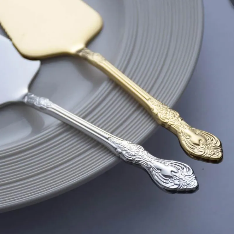 Decor Küche & Esszimmer-Kuchenspatel aus Edelstahl – geprägtes Backgeschirr-Werkzeug