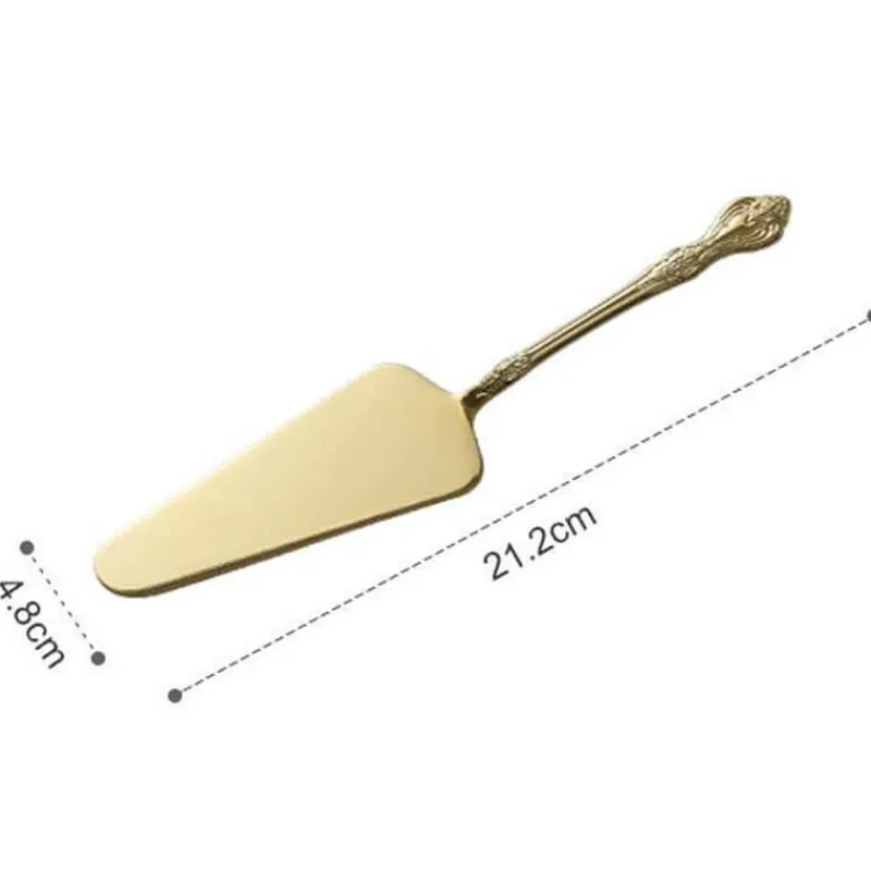 Decor Küche & Esszimmer-Kuchenspatel aus Edelstahl – geprägtes Backgeschirr-Werkzeug