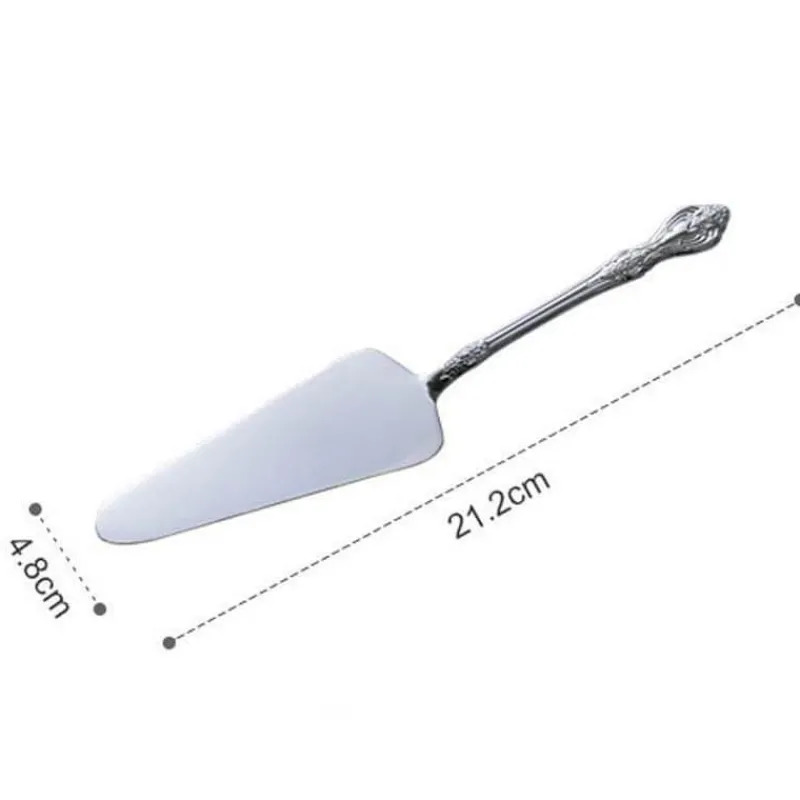 Decor Küche & Esszimmer-Kuchenspatel aus Edelstahl – geprägtes Backgeschirr-Werkzeug