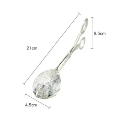 Decor Küche & Esszimmer-Kuchenzange aus Edelstahl – geprägtes Backutensil