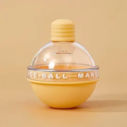 The Culinary Kit Küche & Esszimmer-Kugelförmige Eiswürfelschale – Kreative Eisform für Getränke