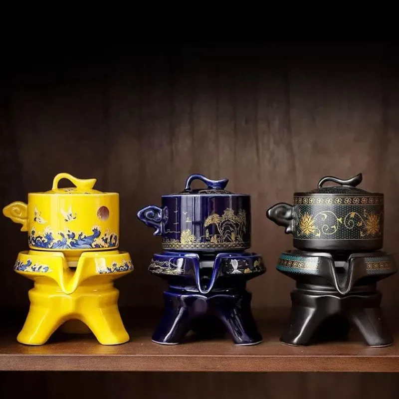 Brew Bliss Küche & Esszimmer-Kung-Fu-Keramik-Teeservice – Mystic Sip Tea Set