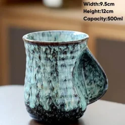 Plates u0026 More Küche & Esszimmer-Kung-Fu-Teetasse aus Keramik – süße 500-ml-Kaffeetasse für Teeliebhaber