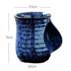 Plates u0026 More Küche & Esszimmer-Kung-Fu-Teetasse aus Keramik – süße 500-ml-Kaffeetasse für Teeliebhaber