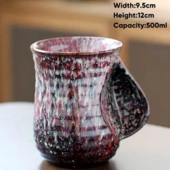 Plates u0026 More Küche & Esszimmer-Kung-Fu-Teetasse aus Keramik – süße 500-ml-Kaffeetasse für Teeliebhaber