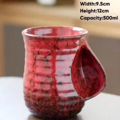 Plates u0026 More Küche & Esszimmer-Kung-Fu-Teetasse aus Keramik – süße 500-ml-Kaffeetasse für Teeliebhaber