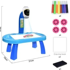 The Decor Haven Babyspielzeug|Beleuchtung-Kunstprojektortisch für Kinder – pädagogisches Zeichenwerkzeug