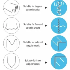 The Decor Haven Autozubehör|Automobilindustrie-Kunststoffschweißset – Intelligentes Sicherungswerkzeug für Reparaturen und Fertigung