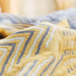 Wrap u0026 Relax Bettzeug-Kuschelige Baumwollgaze-Überwurfdecke - Weiches Bett-Sofa-Accessoire