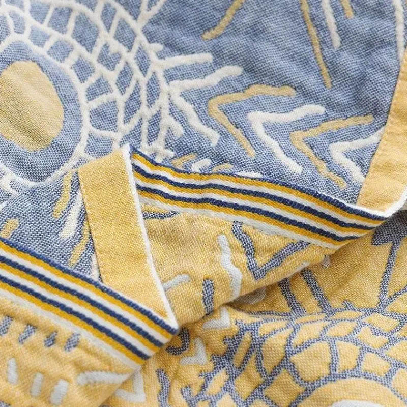 Wrap u0026 Relax Bettzeug-Kuschelige Baumwollgaze-Überwurfdecke - Weiches Bett-Sofa-Accessoire