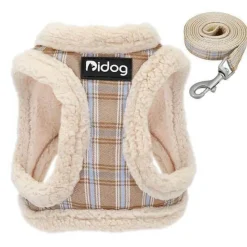 Decor Haustierzubehör-Kuschelige Hundeleine - Warme Fellleine für Haustiere