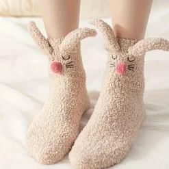 Damen Everly u0026 Lace Damenbekleidung-Kuschelige Katzensocken – Whisker Friends Design