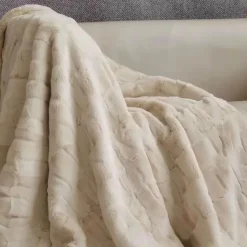 Cozy Haven Bettzeug-Kuschelige Kunstfell-Überwurfdecke - Lawrence Fur Blanket