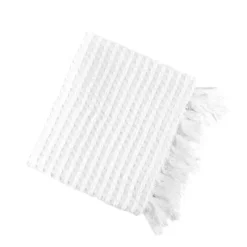 Wrap u0026 Relax Bettzeug-Kuschelige nordische Strickdecke – Überwurf mit Quasten für Zuhause und unterwegs