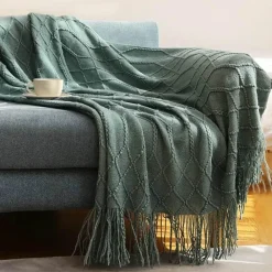 Wrap u0026 Relax Bettzeug-Kuschelige Strickdecke – Sofakomfort im Winter