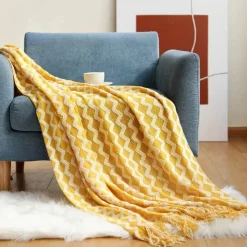 Wrap u0026 Relax Bettzeug-Kuschelige Strickdecke – Sofakomfort im Winter