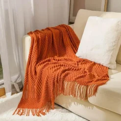 Wrap u0026 Relax Bettzeug-Kuschelige Strickdecke – Sofakomfort im Winter