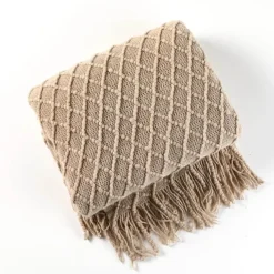 Wrap u0026 Relax Bettzeug-Kuschelige Strickdecke – Sofakomfort im Winter