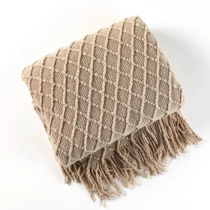 Wrap u0026 Relax Bettzeug-Kuschelige Strickdecke – Sofakomfort im Winter