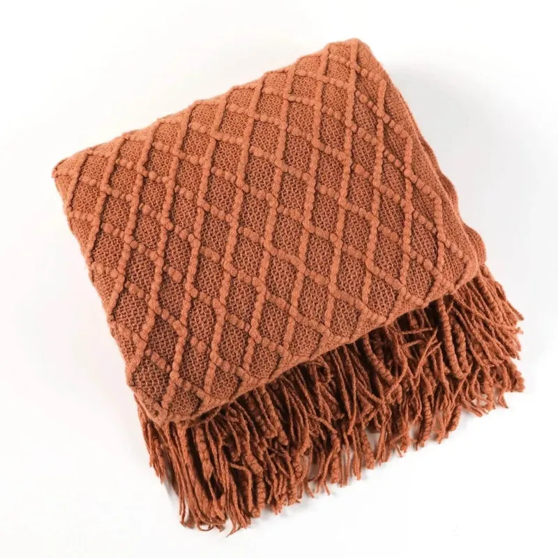 Wrap u0026 Relax Bettzeug-Kuschelige Strickdecke – Sofakomfort im Winter