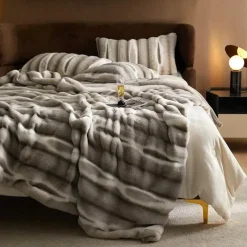Cozy Haven Bettzeug-Kuschelige, weiche Überwurfdecke – Anna-Kollektion für ultimativen Komfort