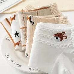 Damen Everly u0026 Lace Damenbekleidung-Kuschelige Woodland-Strick-Söckchen – Von der Natur inspiriertes Schuhwerk