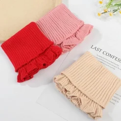 Damen Everly u0026 Lace Damenbekleidung-Kuscheliger Rollkragenschal aus Strick – Abnehmbares Kragen-Accessoire