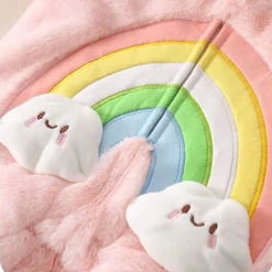 The Decor Haven Babykleidung|Babykleidung-Kuscheliger Winterhasen-Baby-Overall – warmes Plüsch-Outfit