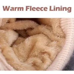 Wilderness Haven Outdoor-Artikel|Camping Im Freien-Kuscheliges Wintermütze-Schal-Set – warmes Plüsch-Winteraccessoires