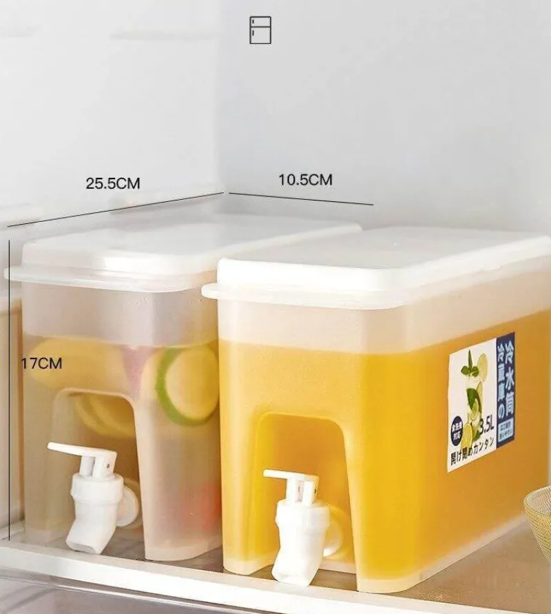 Deco Küche & Esszimmer-35L Kaltwasser-Saftspender - Getränkespender für Kühlschränke