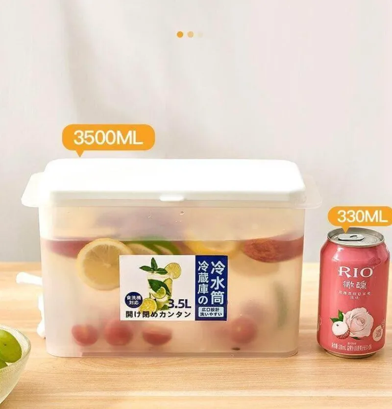 Deco Küche & Esszimmer-35L Kaltwasser-Saftspender - Getränkespender für Kühlschränke