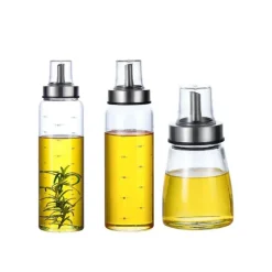 Tom Küche & Esszimmer-Öl- und Essigspender aus Glas – Gewürzflasche für die Küche