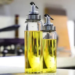 Tom Küche & Esszimmer-Öl- und Essigspender aus Glas – Gewürzflasche für die Küche
