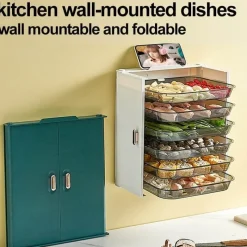 Space Savvy Küche & Esszimmer-6-lagiger Speiseteller-Organizer - Küchenaufbewahrungsregal