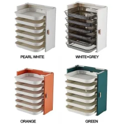 Space Savvy Küche & Esszimmer-6-lagiger Speiseteller-Organizer - Küchenaufbewahrungsregal