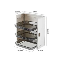 Space Savvy Küche & Esszimmer-6-lagiger Speiseteller-Organizer - Küchenaufbewahrungsregal